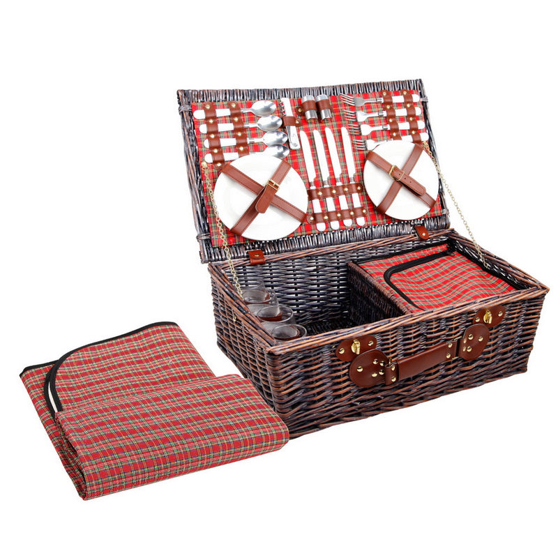 alfresco-4-person-picnic-basket-wicker-picnic-set-outdoor-insulated-blanket