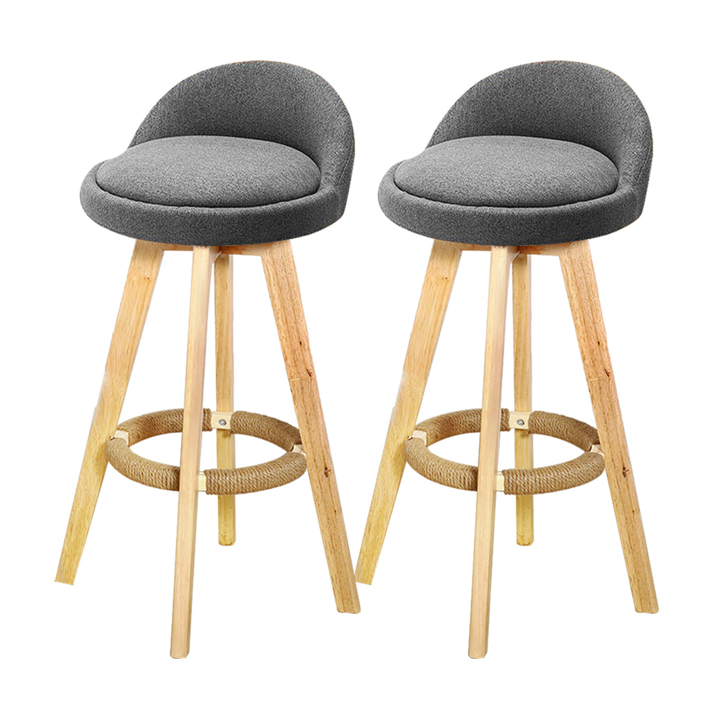 2x-levede-fabric-swivel-bar-stool-kitchen-stool-dining-chair-barstools-grey
