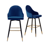levede-2x-bar-stools-stool-kitchen-chairs-swivel-velvet-barstools-vintage-blue