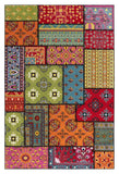 Multi Colour Modern Rug Colourful Contemporary Rug 64 Multi | Rugscollection