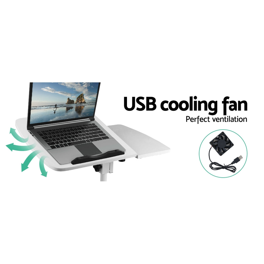 artiss-laptop-table-desk-adjustable-stand-with-fan-white