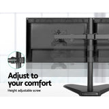 artiss-monitor-arm-stand-dual-black