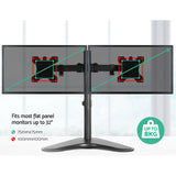 artiss-monitor-arm-stand-dual-black