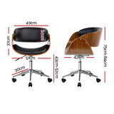 artiss-office-chair-wooden-and-leather-black