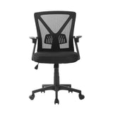 artiss-gaming-office-chair-mesh-computer-chairs-swivel-executive-mid-back-black