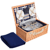alfresco-4-person-picnic-basket-wicker-set-baskets-outdoor-insulated-blanket-navy