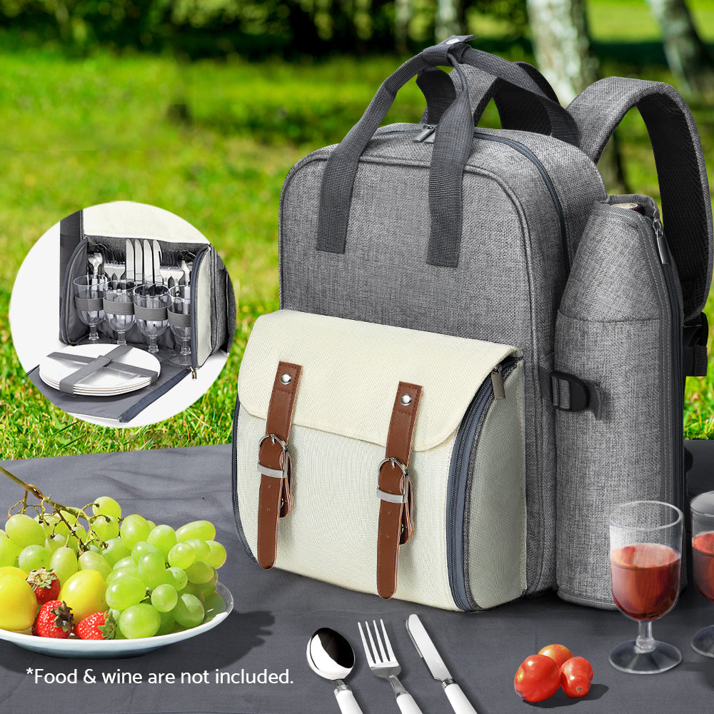 alfresco-picnic-basket-backpack-set-cooler-bag-4-person-outdoor-insulated-liquor