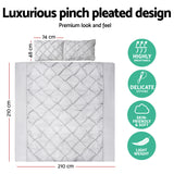Artiss Sofa Cover Quilted Couch Covers Lounge Protector Slipcovers 3 Seater Grey