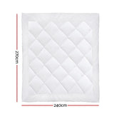 Artiss Sofa Cover Quilted Couch Covers Lounge Protector Slipcovers 3 Seater Grey