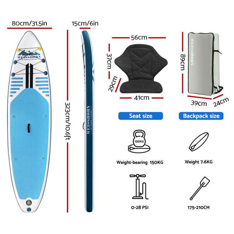 weisshorn-stand-up-paddle-board-inflatable-sup-surfboard-paddleboard-kayak-10ft
