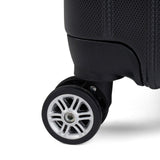 Milano Premium 3pc ABS Luggage Suitcase Luxury Hard Case Shockproof Travel Set - Black