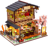 Dollhouse Miniature with Furniture Kit Plus Dust Proof and Music Movement - Asia (1:24 Scale Creative Room Idea)