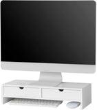 white-monitor-stand-desk-organizer-with-2-drawers