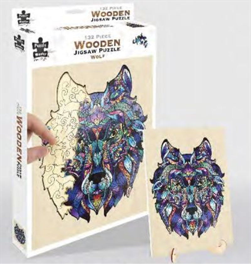 wolf-132-piece-wooden-puzzle