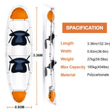 crystal-clear-kayak-with-random-color-paddles