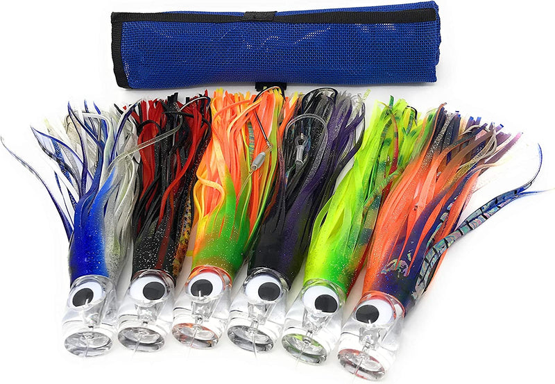 capt-jay-fishing-trolling-lure-9-inch-6pcs-package-fishing-trolling-lure-offshore