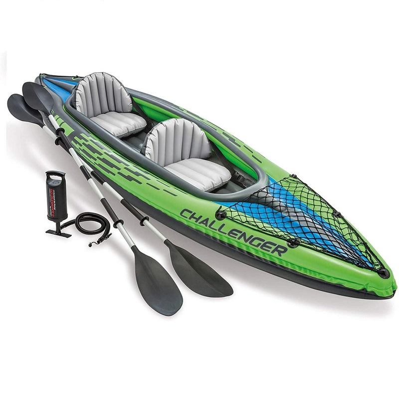 intex-sports-challenger-k2-inflatable-kayak-2-seat-floating-boat-oars-river-lake-68306np